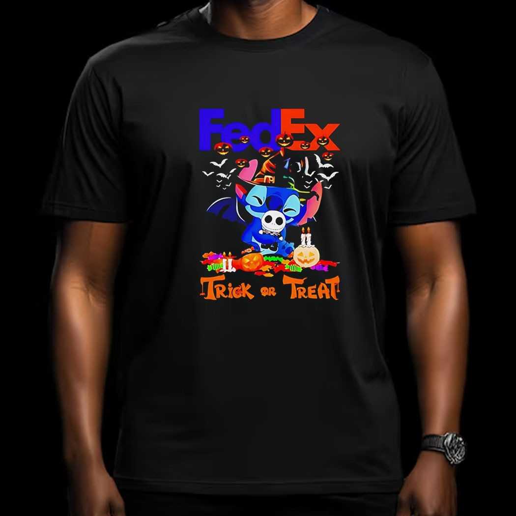 Stitch Fedex Trick Or Treat Halloween Shirt Stitch Fedex Trick Or Treat Halloween Shirt