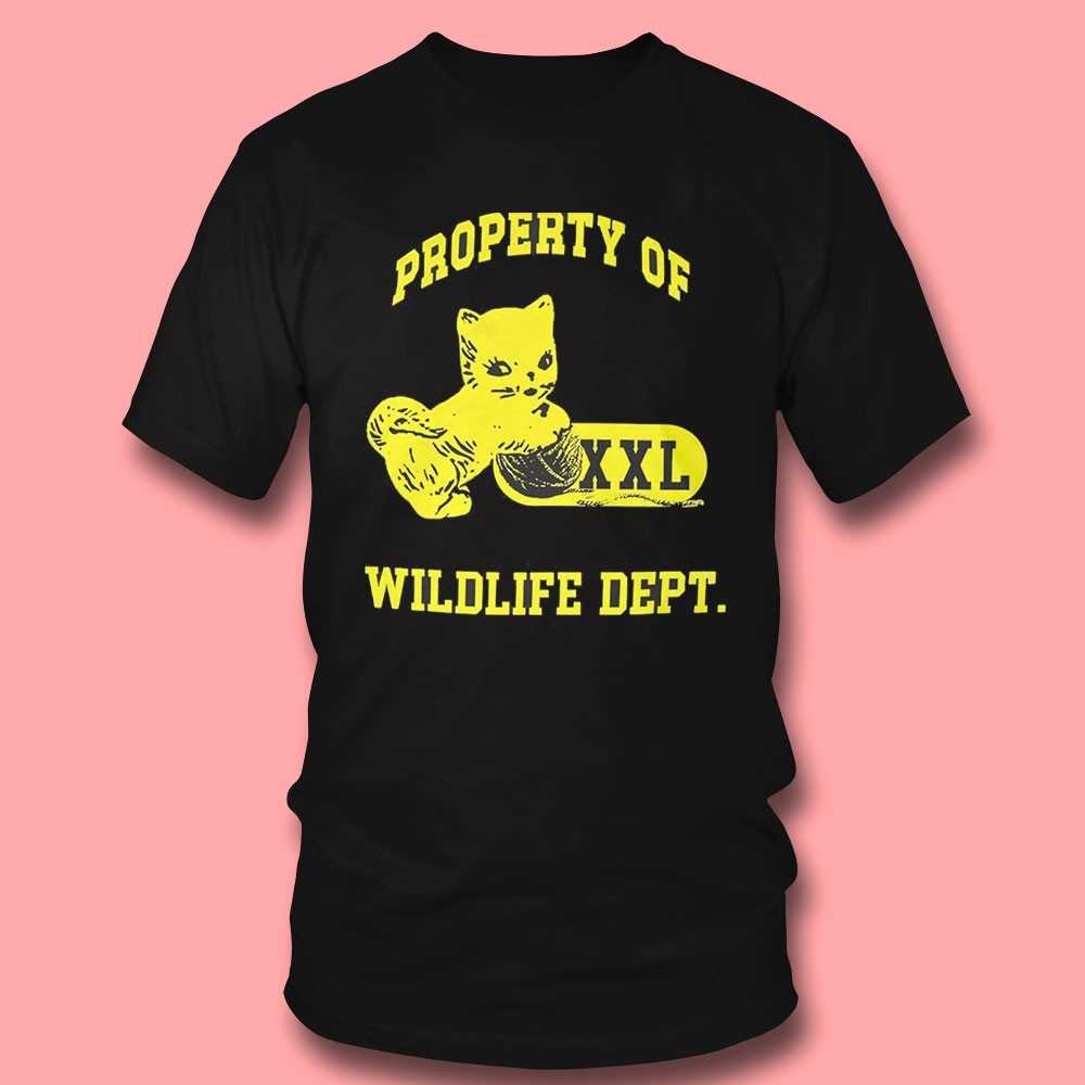 Cat Property Of Wildlife Department Shirt