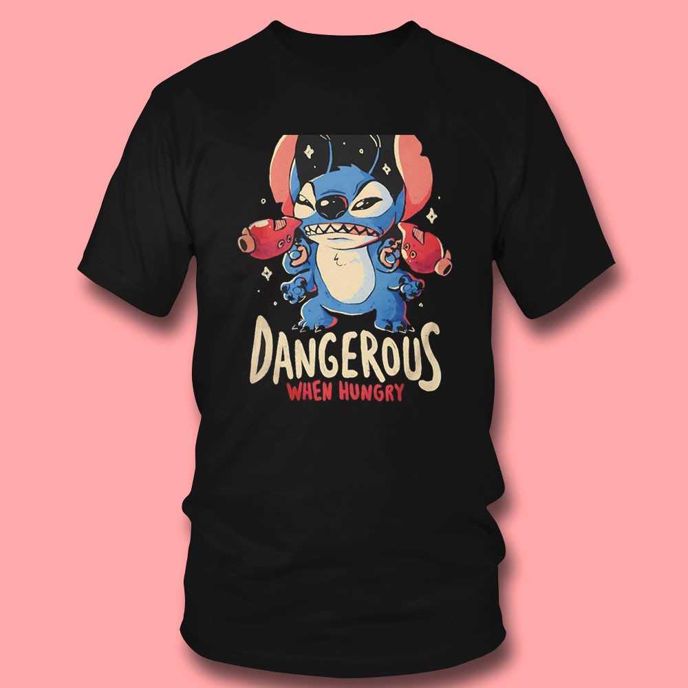 Stitch Dangerous When Hungry Shirt