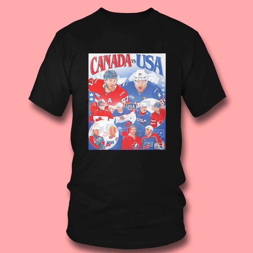 The United States And Canada Meet In Best On Best Hockey Shirtt