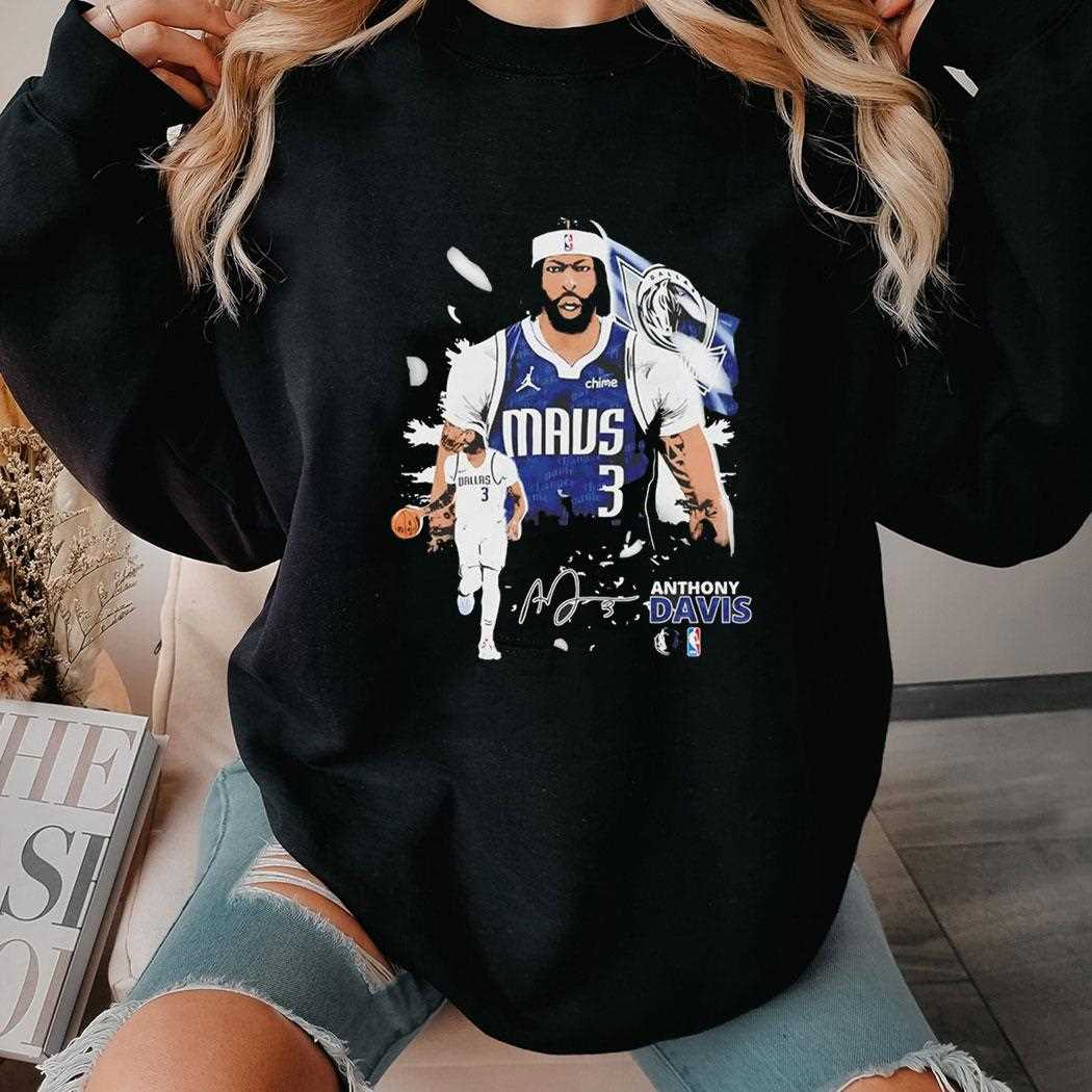 Anthony Davis Dallas Mavericks Nba Basketball Graphic Shirt Anthony Davis Dallas Mavericks Nba Basketball Graphic Shirt