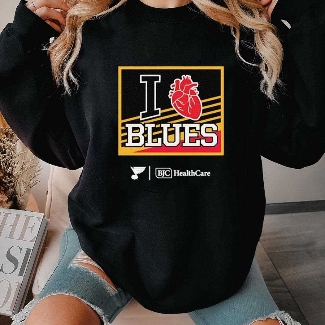 Bjc Healthcare I Heart Blues St Louis Blues Logo Shirt Shirt Bjc Healthcare I Heart Blues St Louis Blues Logo Shirt Shirt