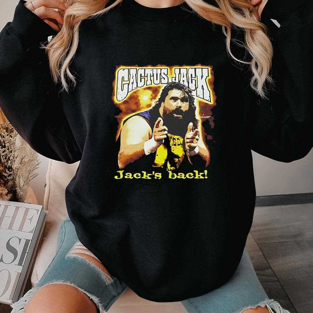 Cactus Jack Wwf Jacks Back Vintage Shirt Cactus Jack Wwf Jacks Back Vintage Shirt