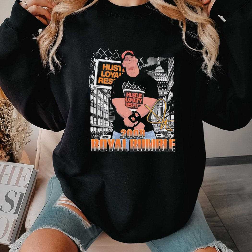 Cena 08 Shocker Royal Rumble Hustle Loyah Rest Vintage Shirt