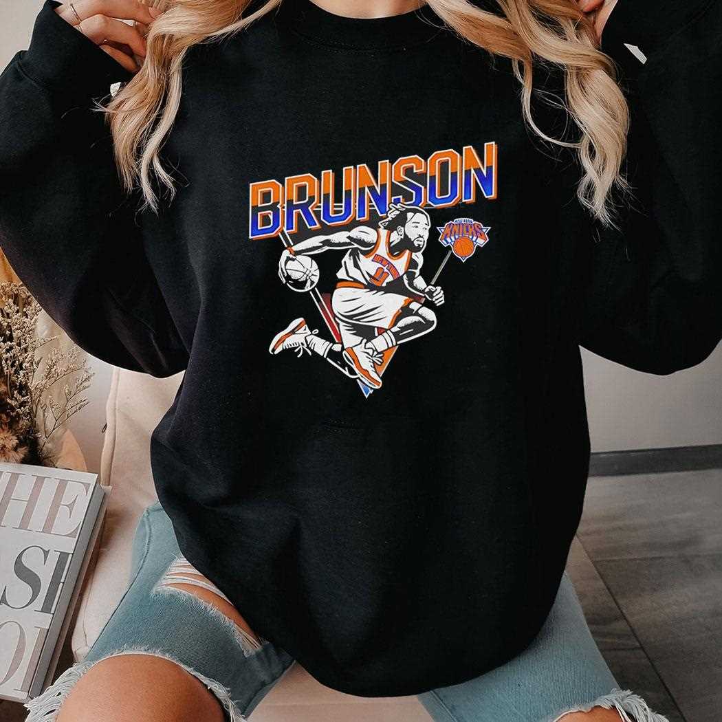 Jalen Brunson New York Knicks Nba Basketball Triangle Signature Vintage Shirt