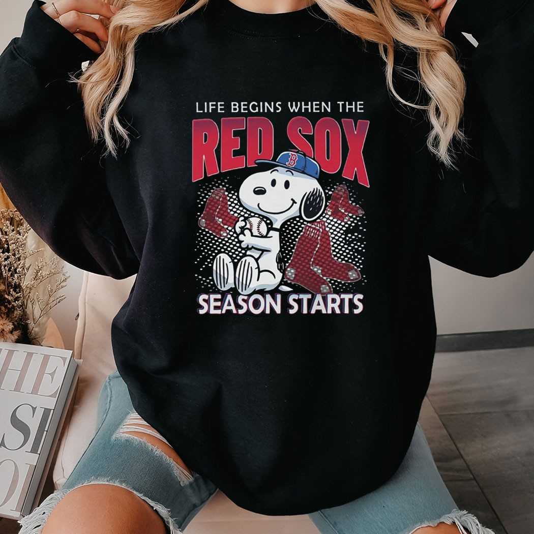 Life Begins When The Red Sox Season Starts Shirt