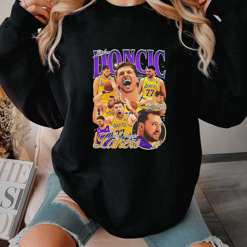 Luka Doncic Los Angeles Lakers Nba Basketball Graphic Poster Shirt