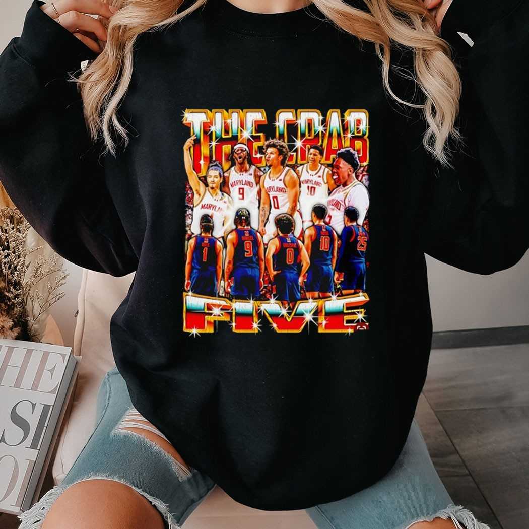 Maryland The Crab Five Basketball Shirt