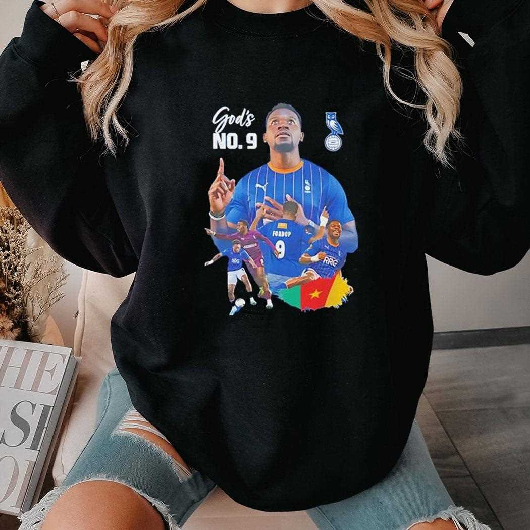 Mike Fondop Talom Gods No9 Oldham Athletic Afc Shirt