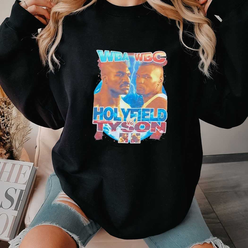 Mike Tyson Vs Evander Holyfield Graphic Shirt