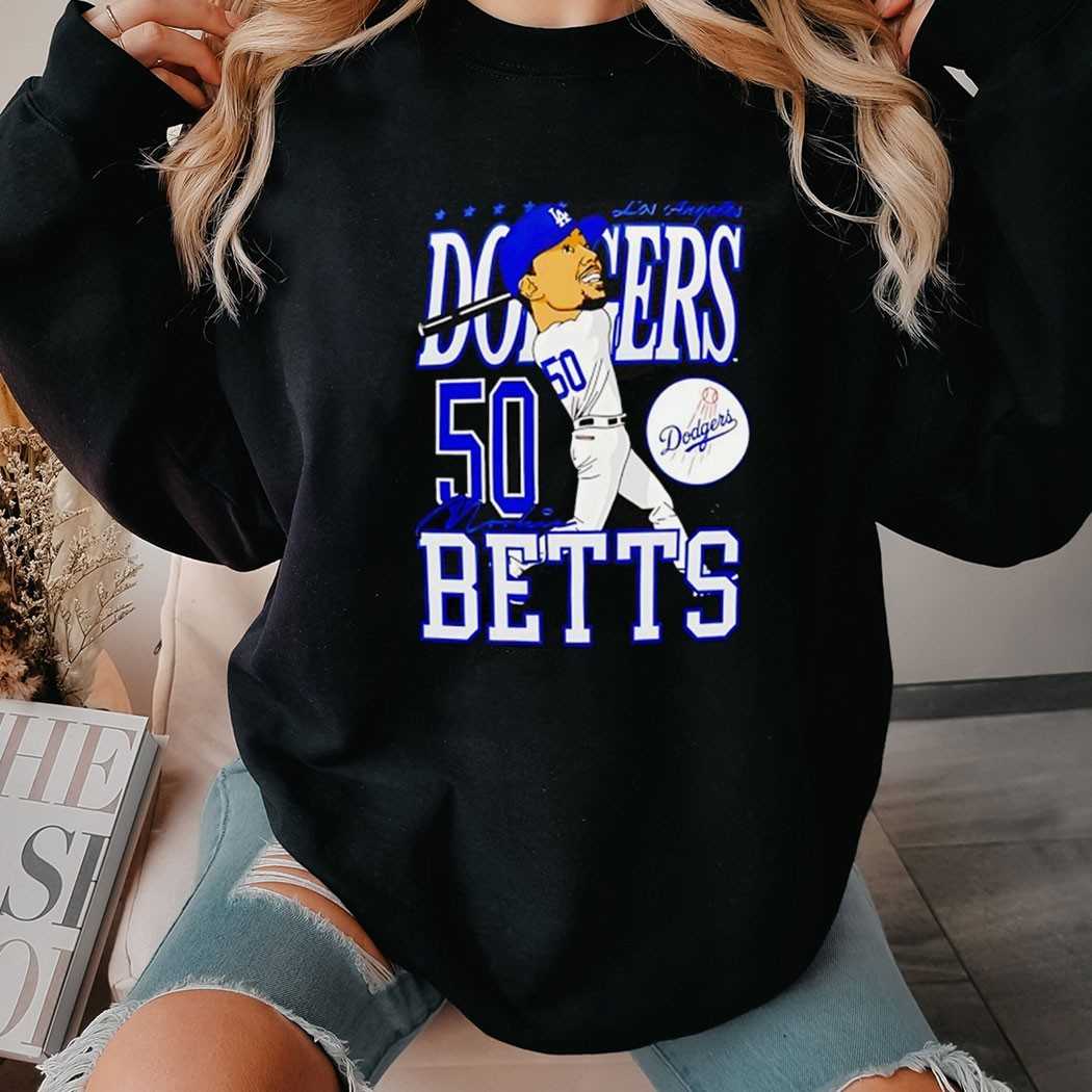 Mookie Betts 50 Los Angeles Dodgers Baseball Shirt Mookie Betts 50 Los Angeles Dodgers Baseball Shirt