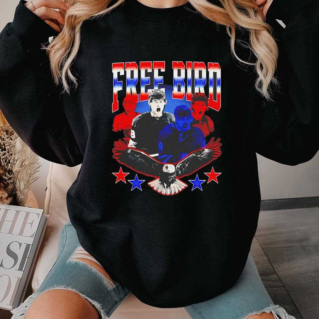 Nhl 4 Nations Team Usa Free Bird Shirt