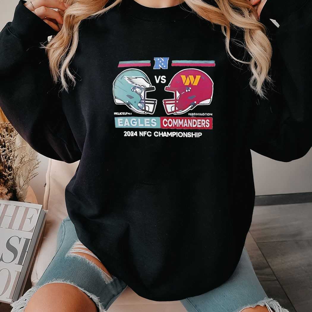 Philadelphia Eagles Vs Washington Commanders Nfc Championship Conference Matchup 2024 Shirt
