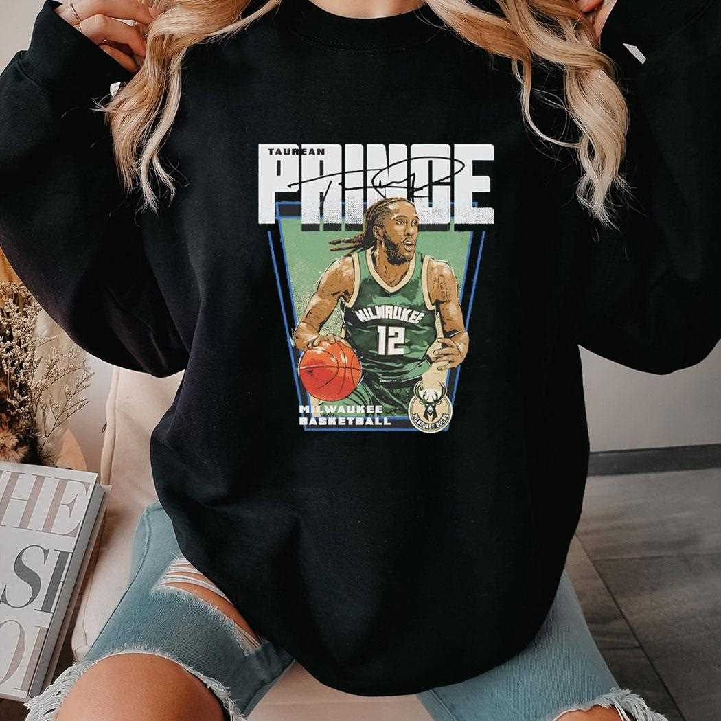 Taurean Prince Milwaukee Bucks Nba Basketball Premiere Signature Vintage Shirt