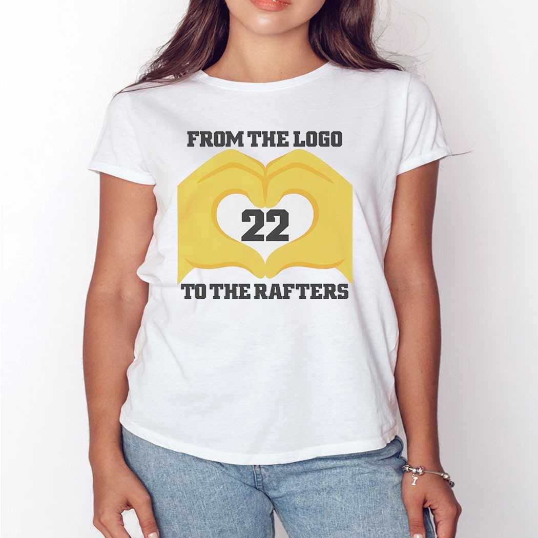 Caitlin Clark From The Logo To The Rafters Hand 22 Shirt