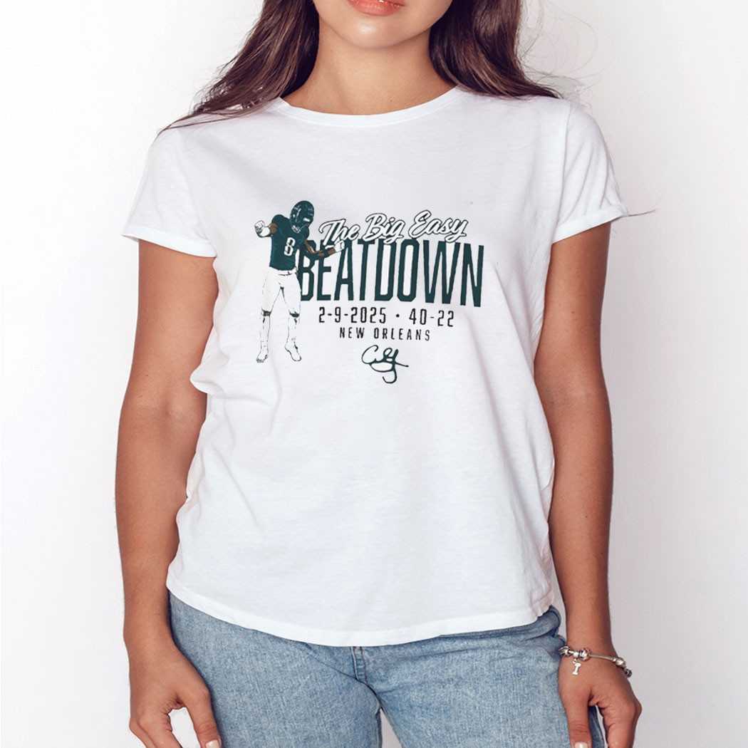 Cj Gardner Johnson The Big Easy Beatdown Eagles Beats Chiefs 40 22 Bta Shirt