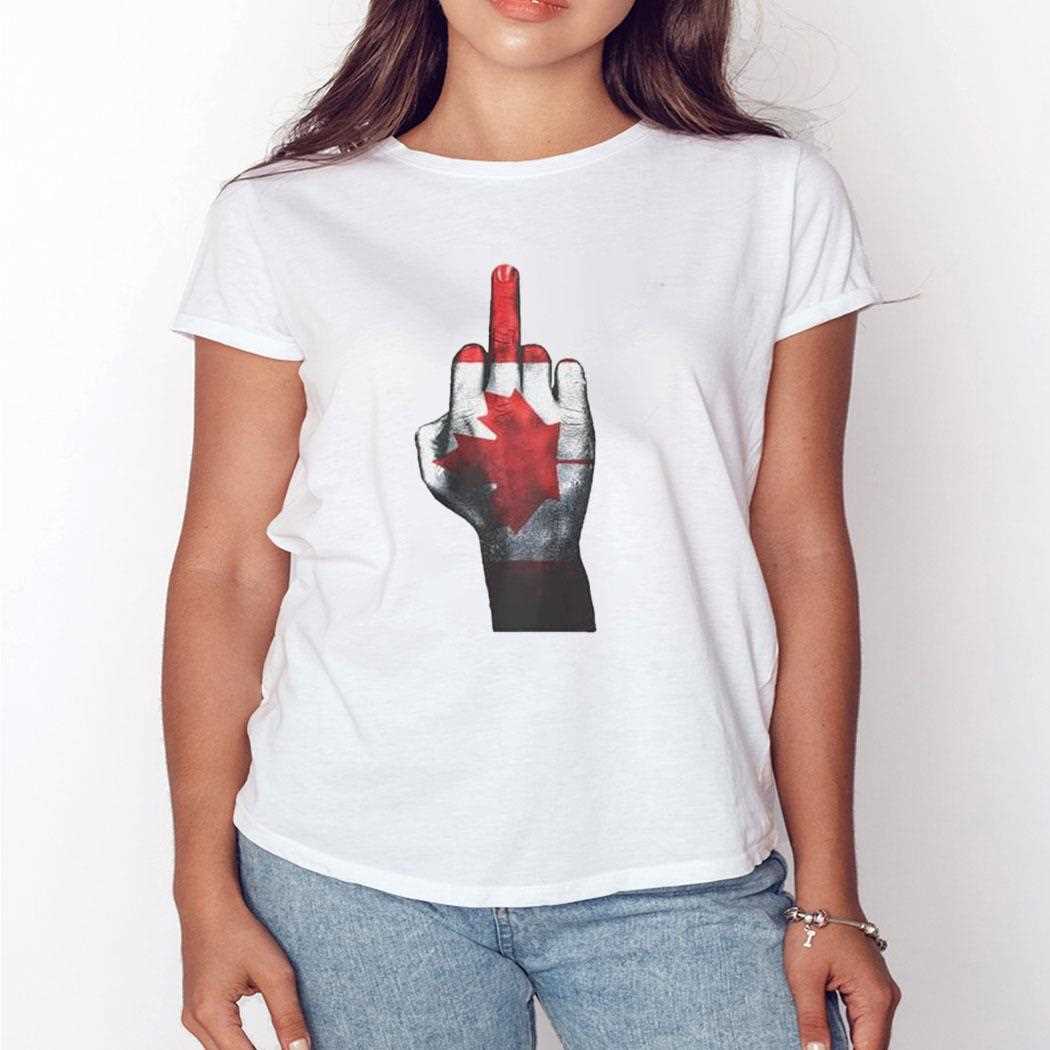 Hand Drawn Canada Flag Shirt