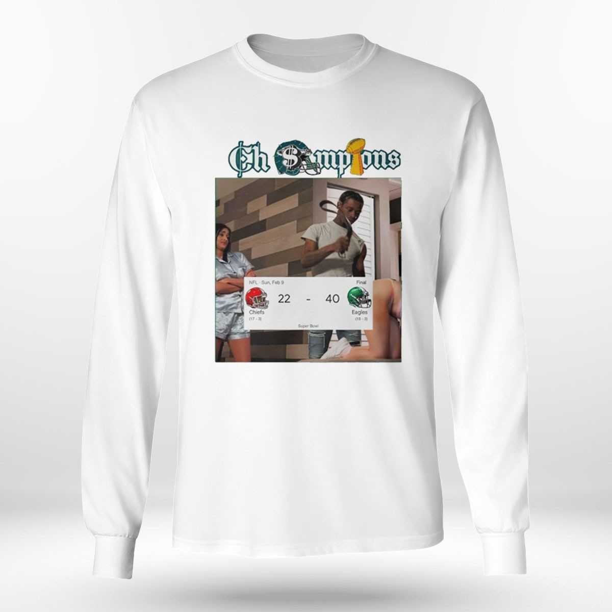 Belt To Ass 40 22 Philadelphia Eagles Beats Kansas City Chiefs Super Bowl Champions Shirt Belt To Ass 40 22 Philadelphia Eagles Beats Kansas City Chiefs Super Bowl Champions Shirt