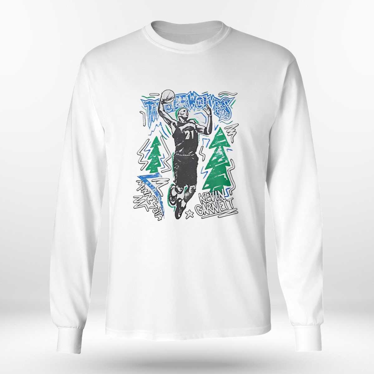 Kevin Garnett Minnesota Timberwolves Hardwood Classics Chalked Up Shirt Kevin Garnett Minnesota Timberwolves Hardwood Classics Chalked Up Shirt
