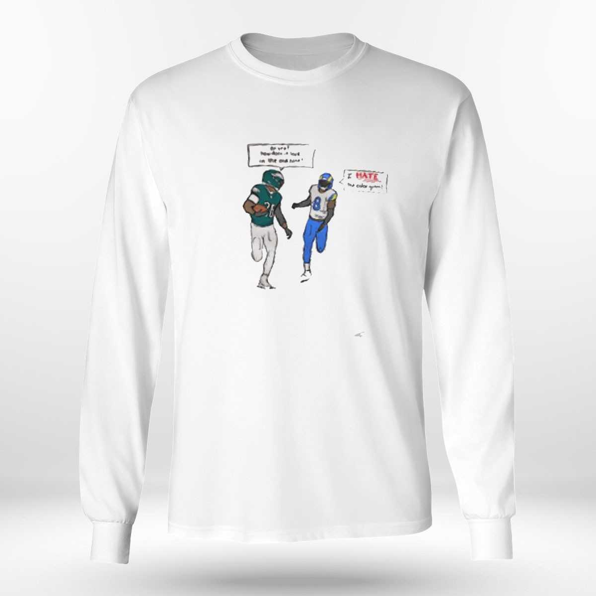 Saquon Barkley Oh Yeah How Does It Look In The End Zone Jared Verse I Hate The Color Green Shirt Saquon Barkley Oh Yeah How Does It Look In The End Zone Jared Verse I Hate The Color Green Shirt