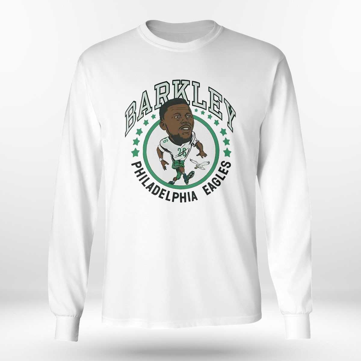 Saquon Barkley Philadelphia Eagles Logo Caricature Vintage Shirt Saquon Barkley Philadelphia Eagles Logo Caricature Vintage Shirt
