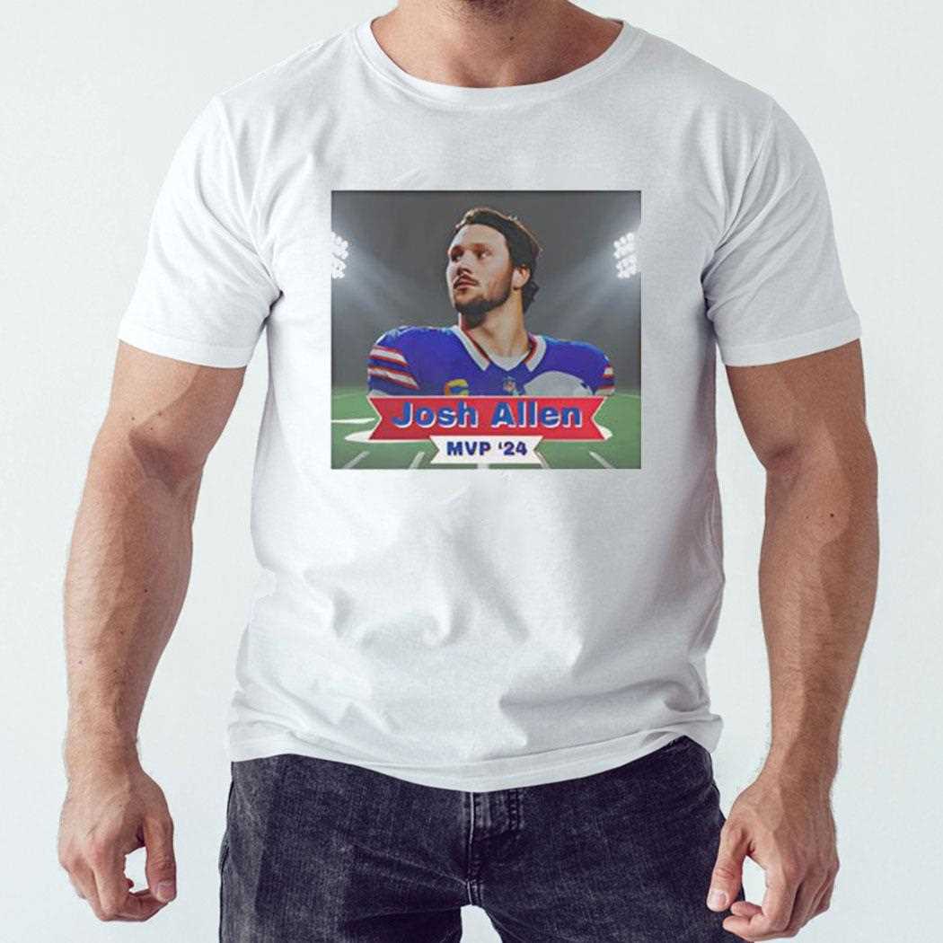 Josh Allen Mvp 2024 Buffalo Bills Photo Shirt