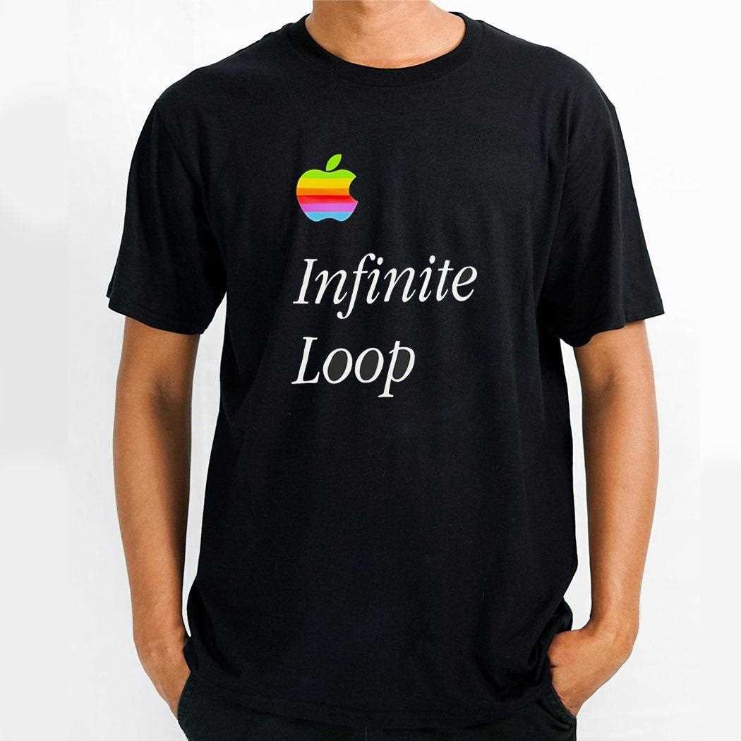 Apple Infinite Loop Lgbtq Shirt