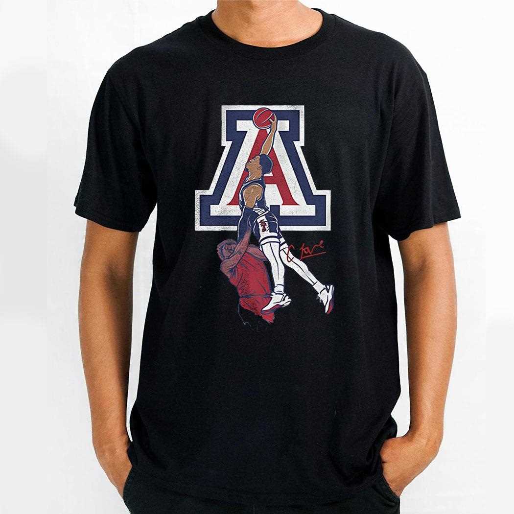 Arizona Wildcats Caleb Love Dunk Signature Shirt