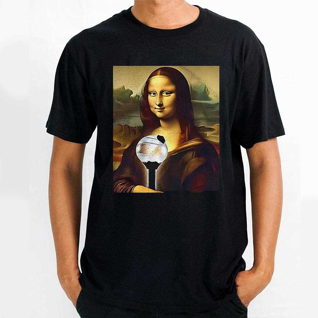 Bts J Hope Mona Lisa Holding Army Bomb Shirt