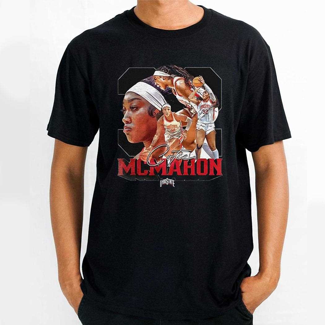 Cotie Mcmahon Ohio State Basketball Player Collection Shirt