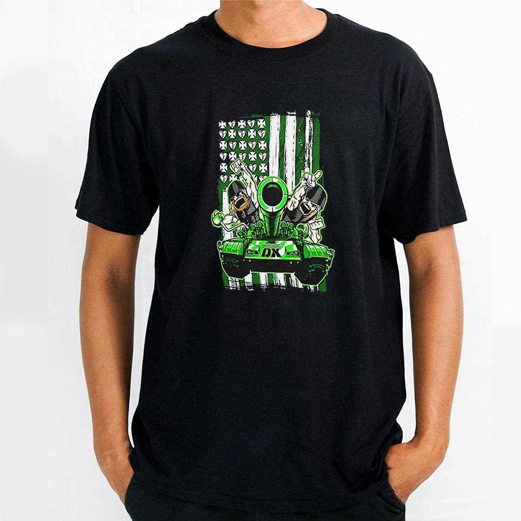 D Generation X Dx Tank Army Invasion Wrestling Shirt