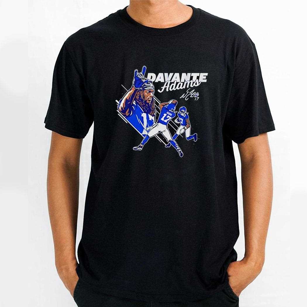 Davante Adams Los Angeles Rams Signature Nflpa Shirt