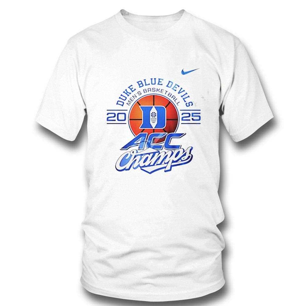 Duke Blue Devils Mens Basketball 2025 Acc Champs Shirt