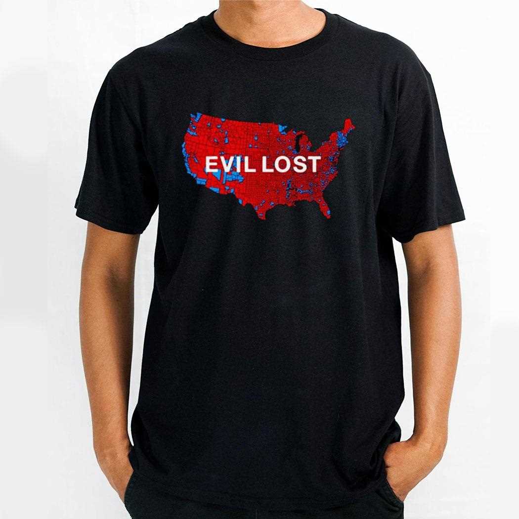 Evil Lost Us Map Shirt