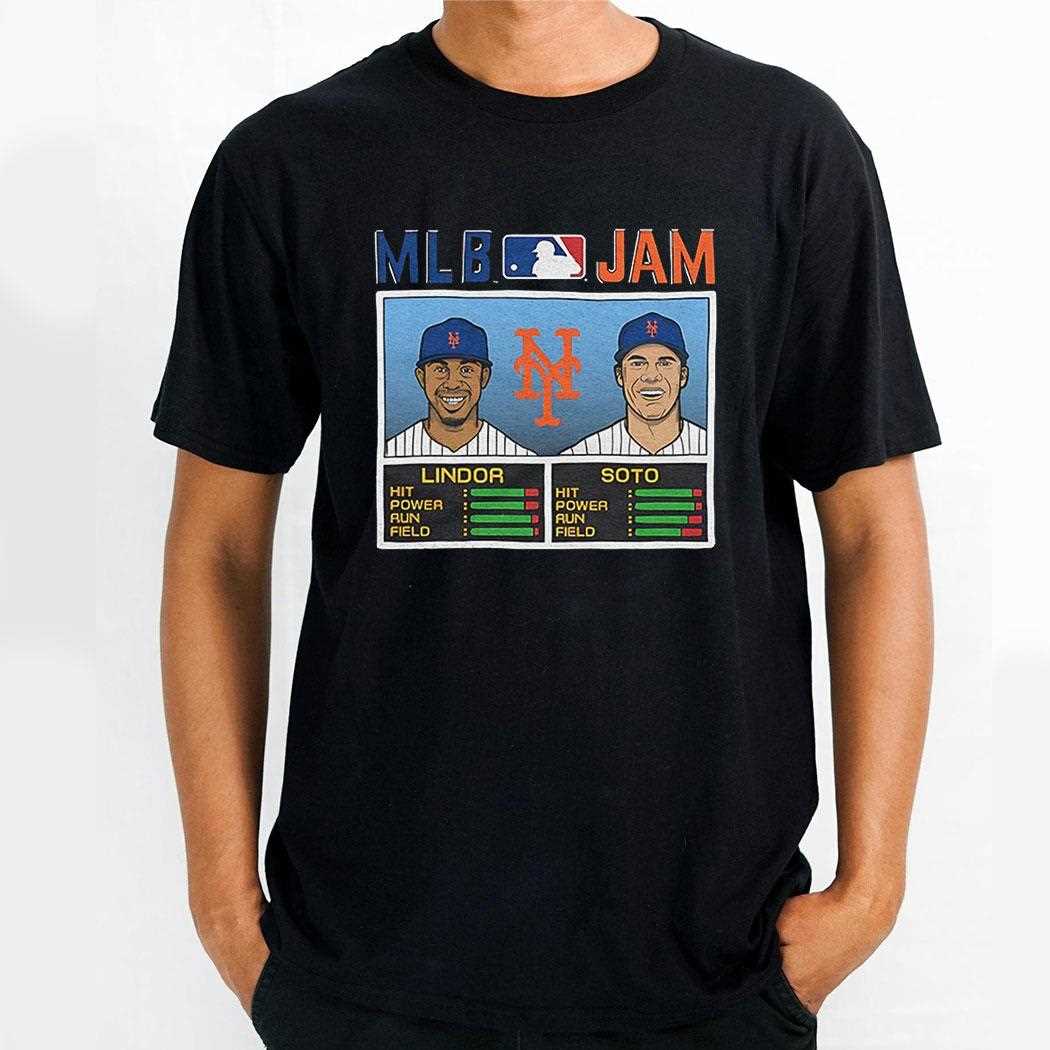 Francisco Lindor And Juan Soto Mlb Jam New York Mets Vintage Shirt