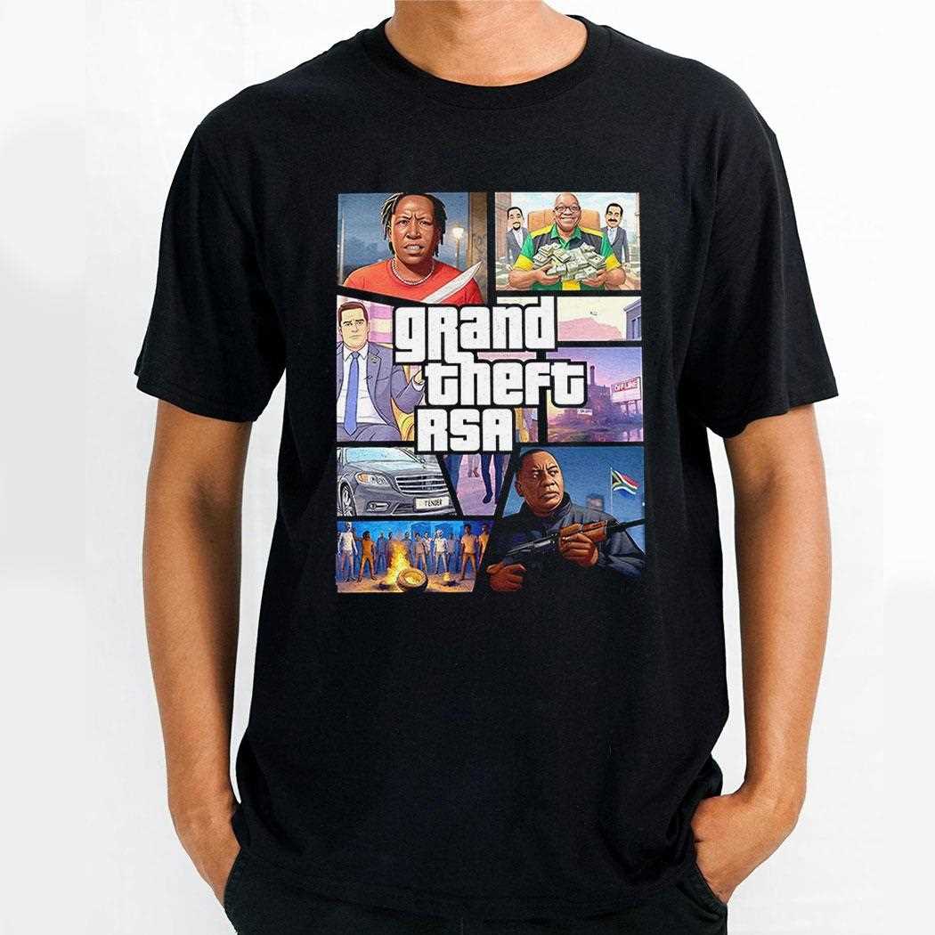 Grand Theft Rsa Political Parody Shirt