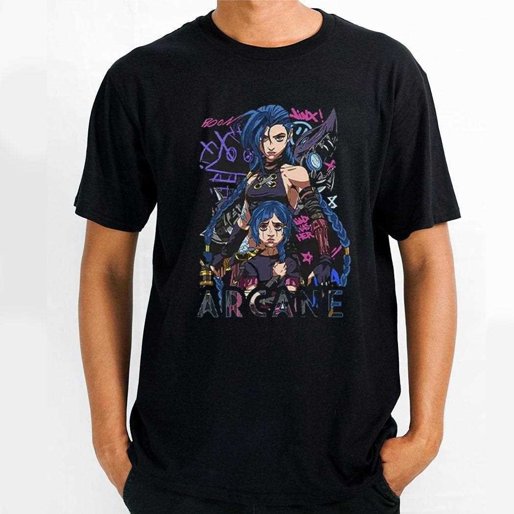 Jinx League Of Legends Arcane Shirt