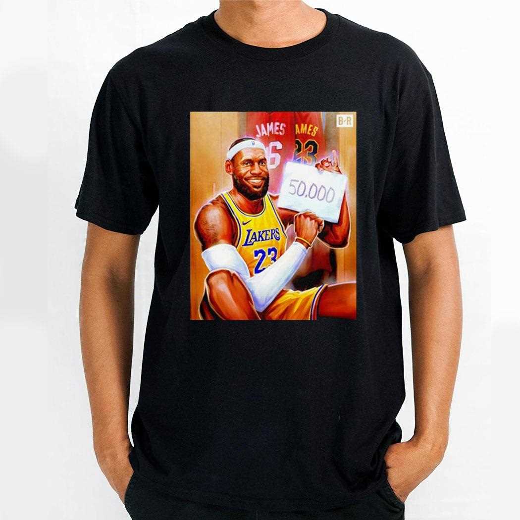 Lebron Becomes First Player In Nba History To Score 50k Career Points Shirt