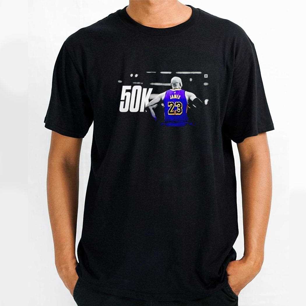 Lebron James Los Angeles Lakers 50k Points Shirt