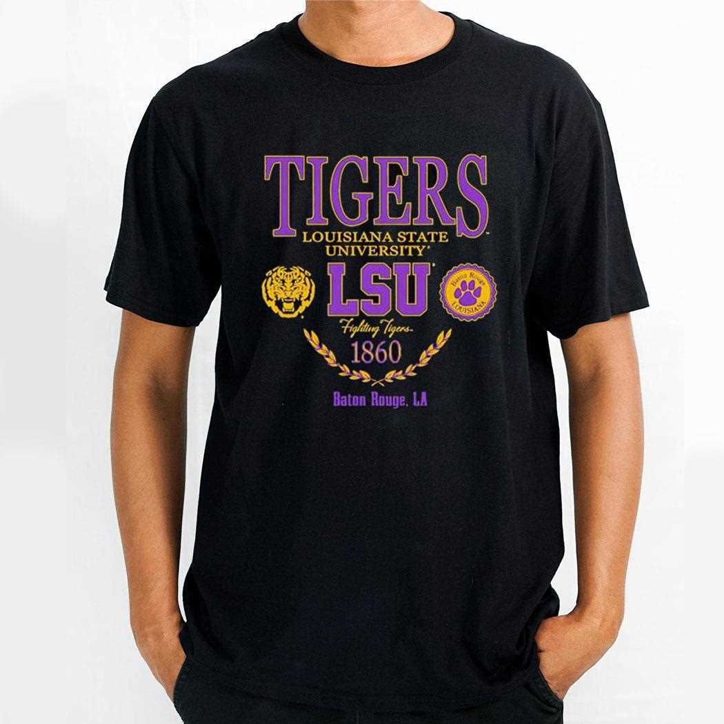 Lsu Tigers Louisiana State University Lsu Fighting Tigers 1860 Vintage Shirt