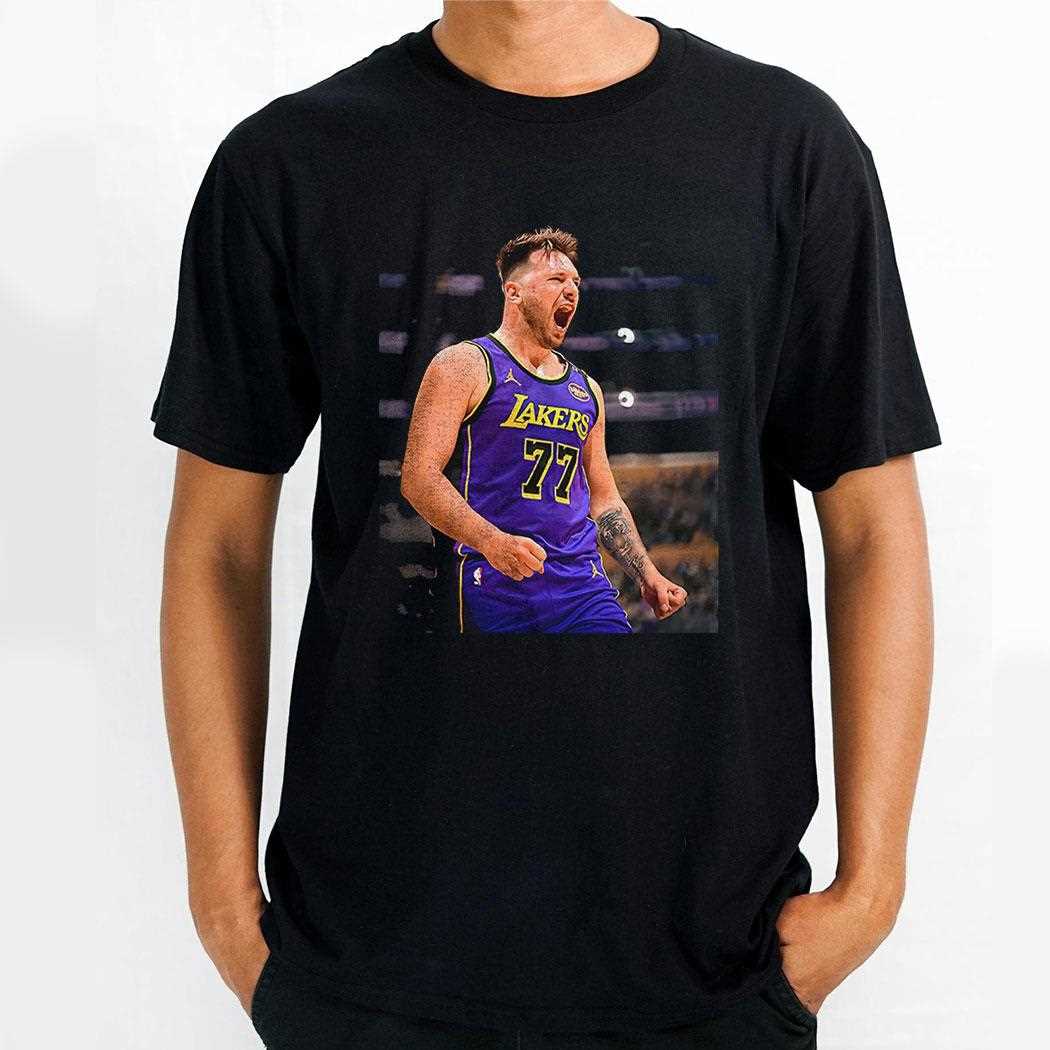 Luka Doncic Los Angeles Lakers Game Frames Shirt