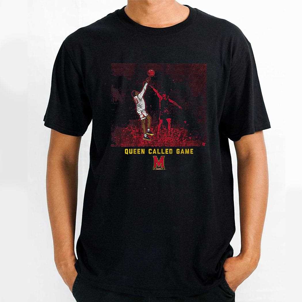Maryland Basketball Derik Queen Called Game Shirt