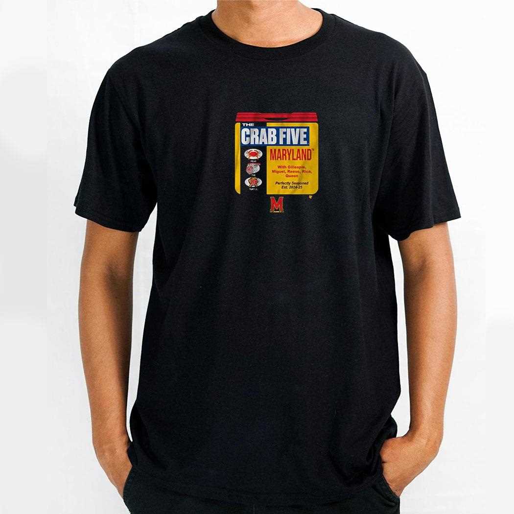 Maryland The Crab Five Old Bay Can Shirt