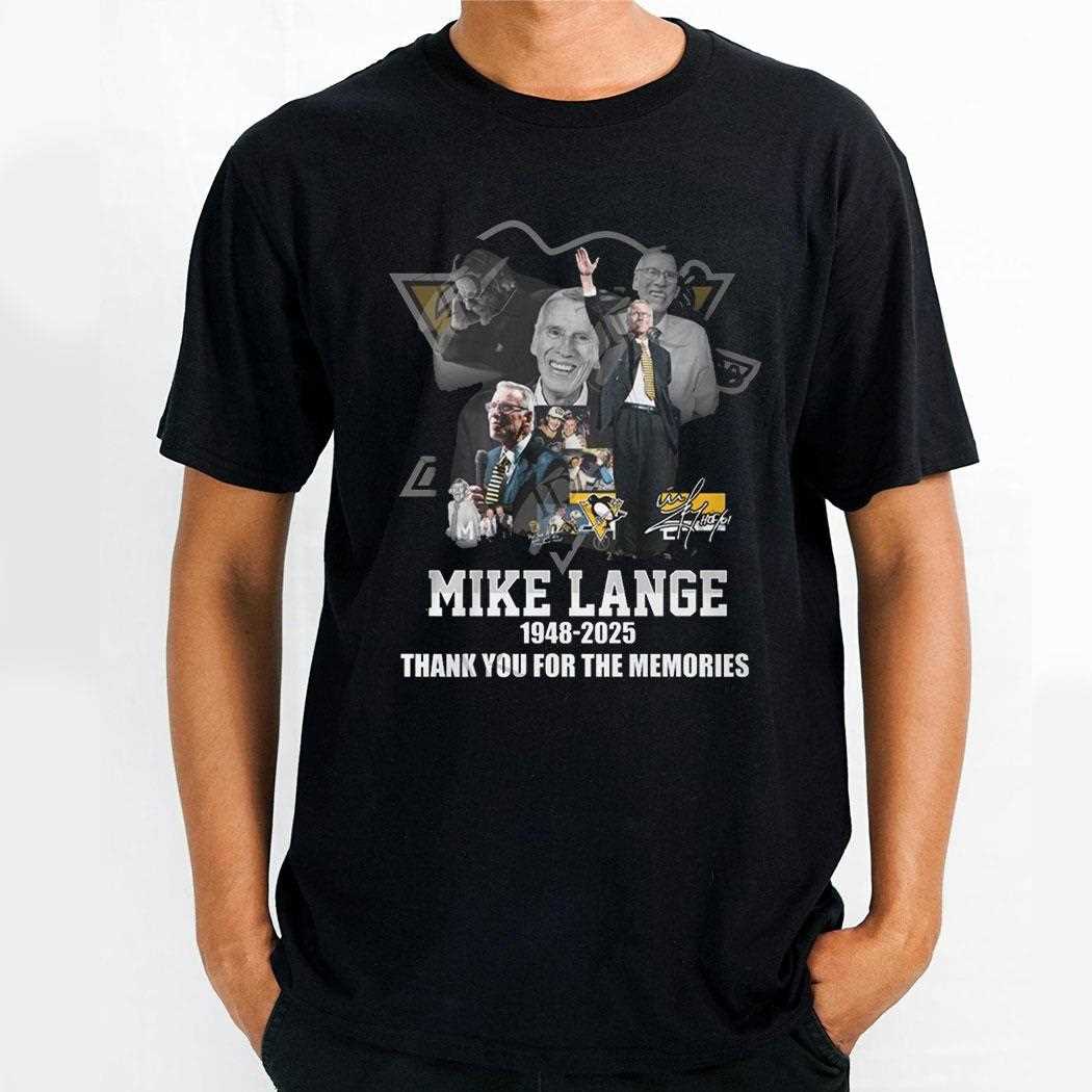 Mike Lange X Pittsburgh Penguins 1948 2025 Thank You For The Memories Shirt