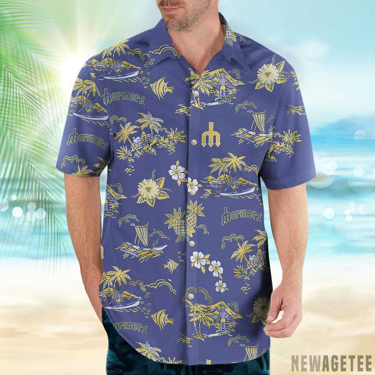 Mlb Seattle Mariners Game Day Performance Hawaiian Shirt