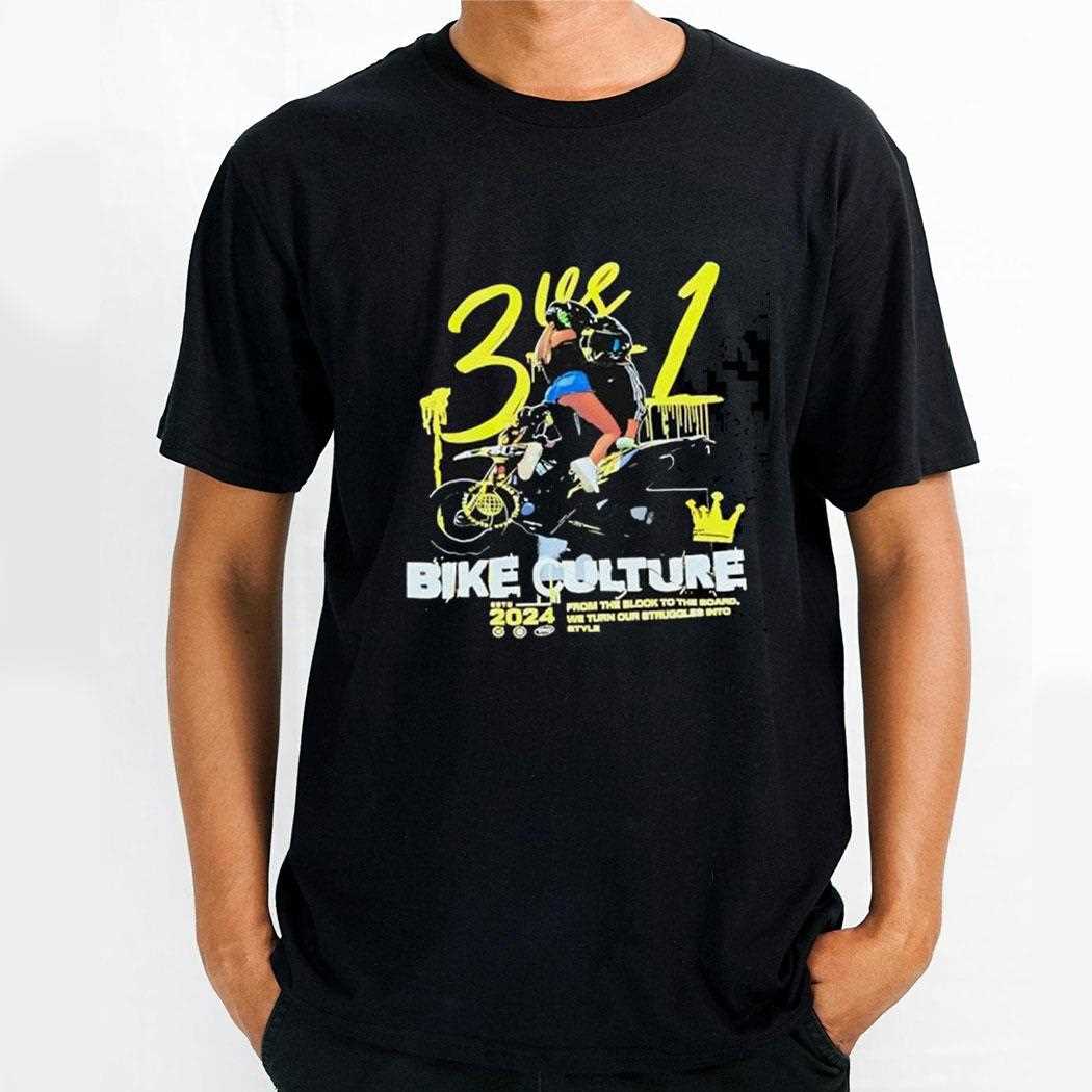 Motorcycle Couple Bike Culture From The Book To The Board We Turn Our Struggles Into Style Shirt