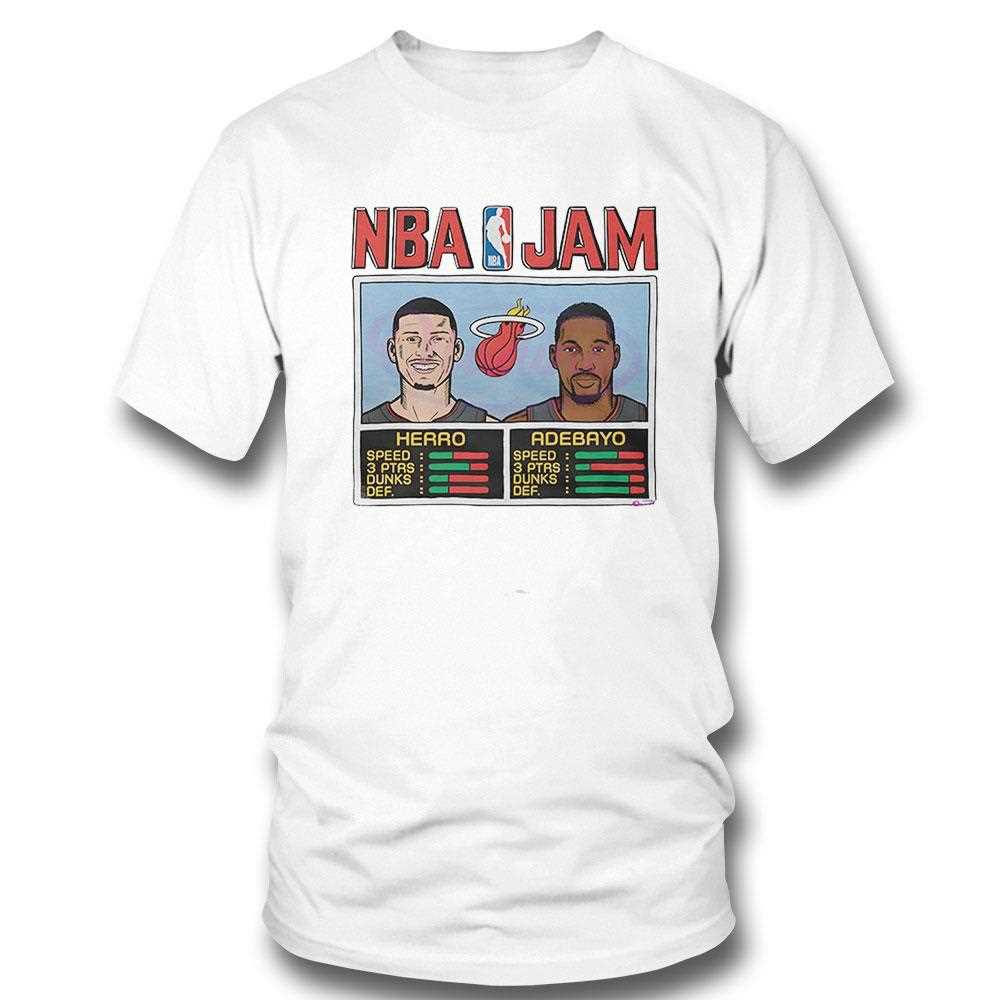 Nba Jam Miami Heat Herro And Adebayo Shirt