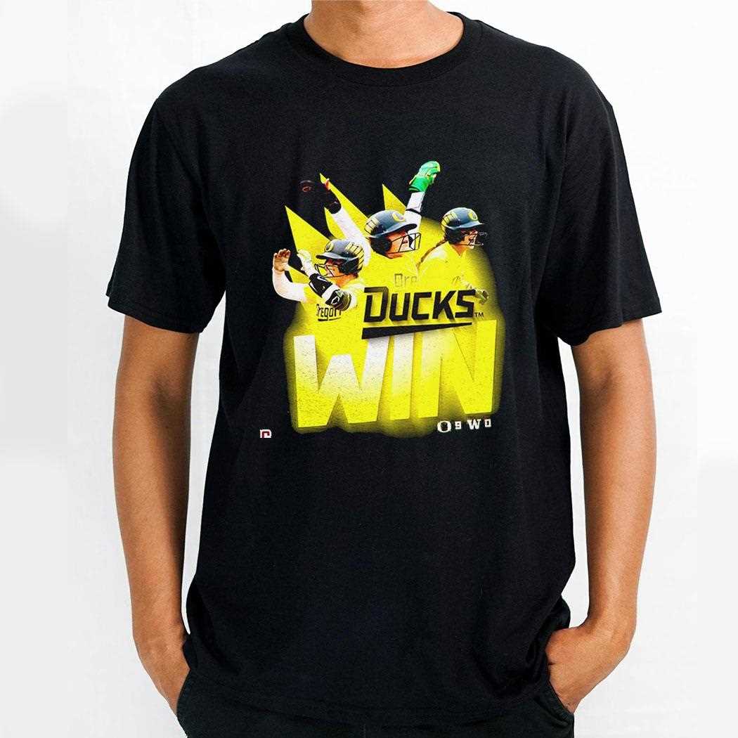 Oregon Ducks Baseball Win Keep Em Coming Shirt