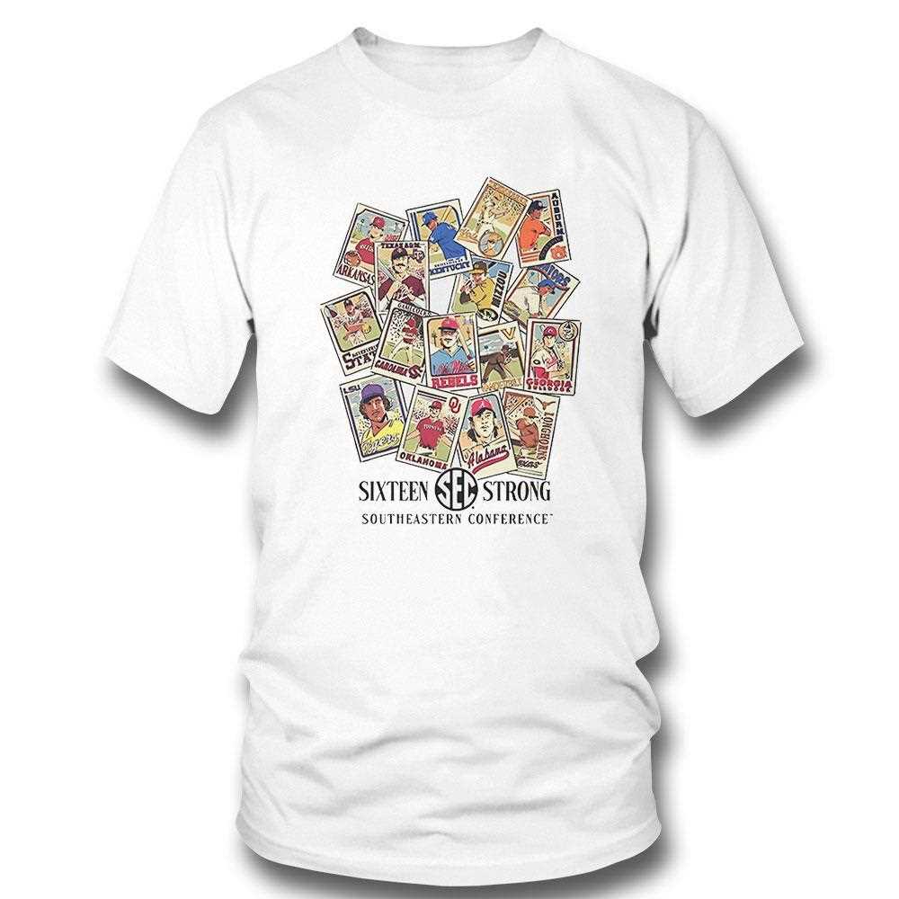 Sec Sixteen Strong Southeastern Conference Logo Shirt