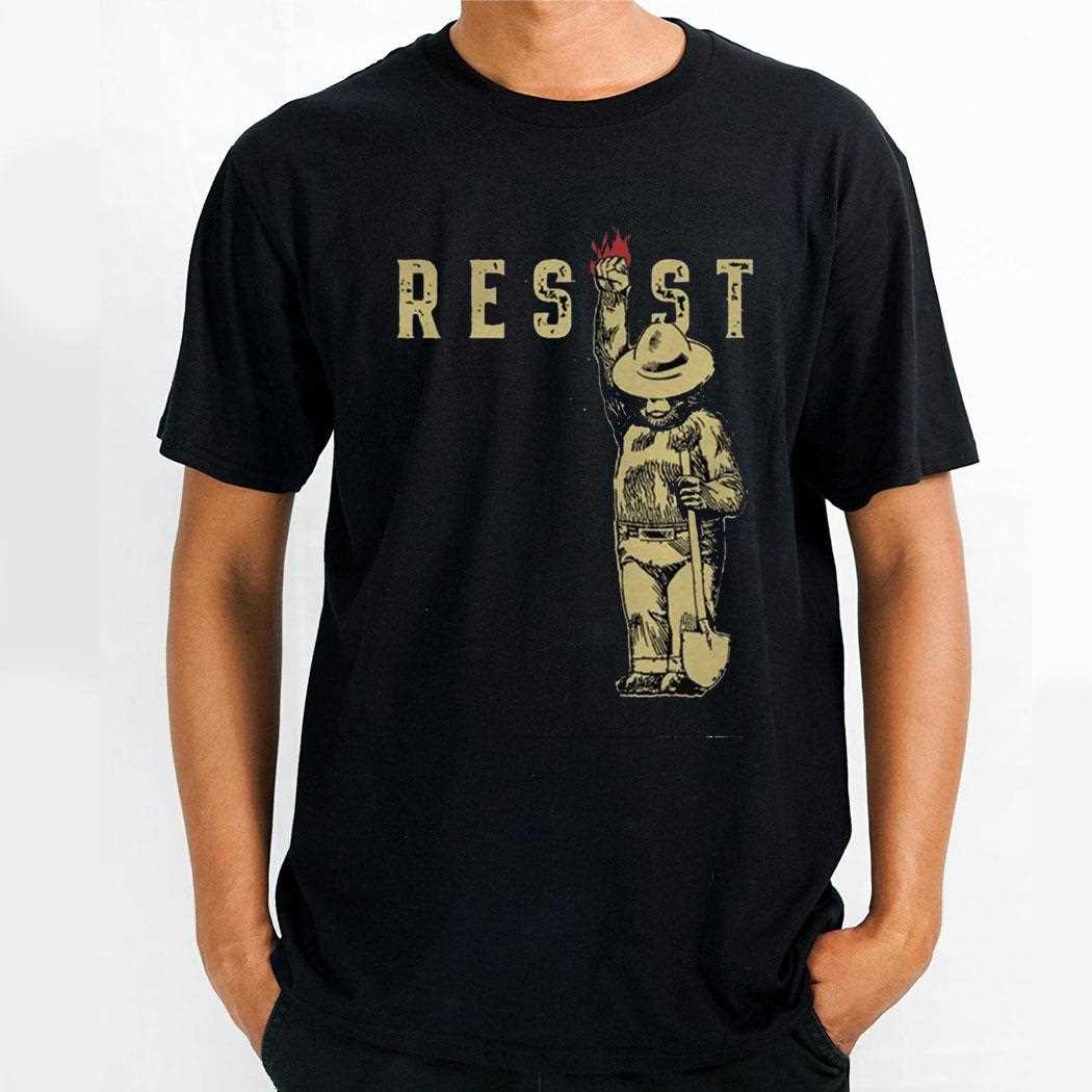 Smokey The Bear Resisshirt I Stand With The Nps Smokey The Bear Resisshirt I Stand With The Nps